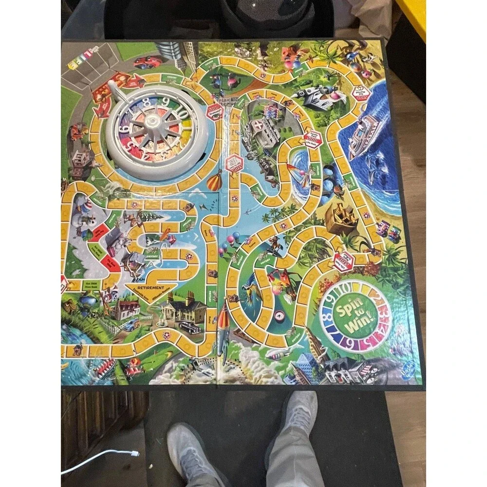 Game of Life Hasbro Board Game Complete Set w/ Pieces & Cards USA